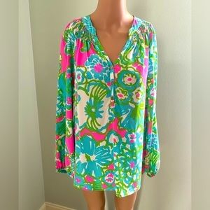 Lilly Pulitzer Elsa blouse. EUC